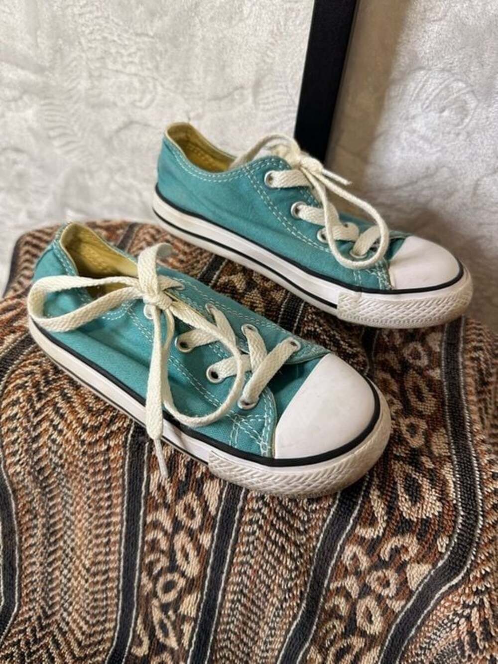 Converse Kids Low-Top Sneakers in Teal